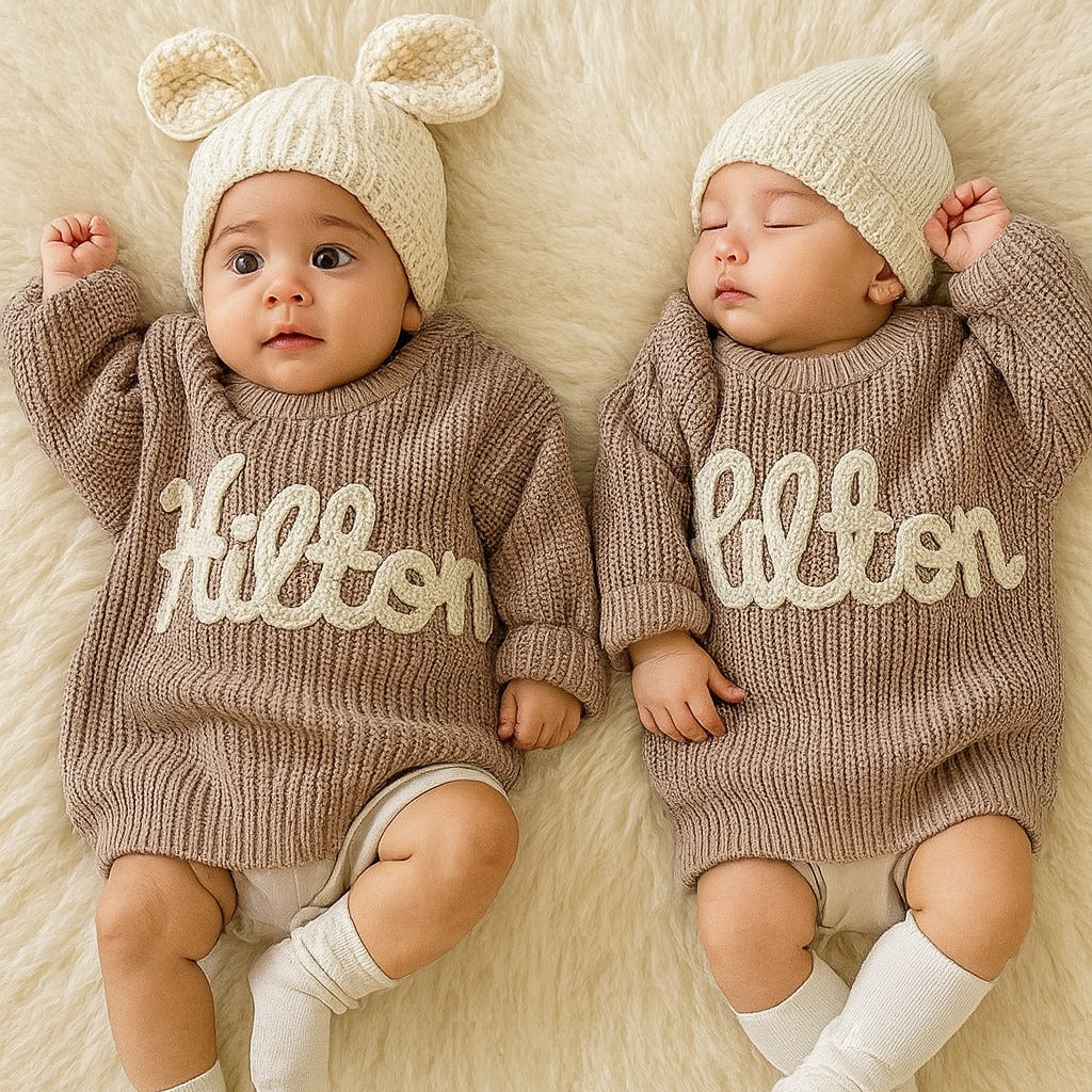 Custom Baby Name Jumper Gift from Grandparents