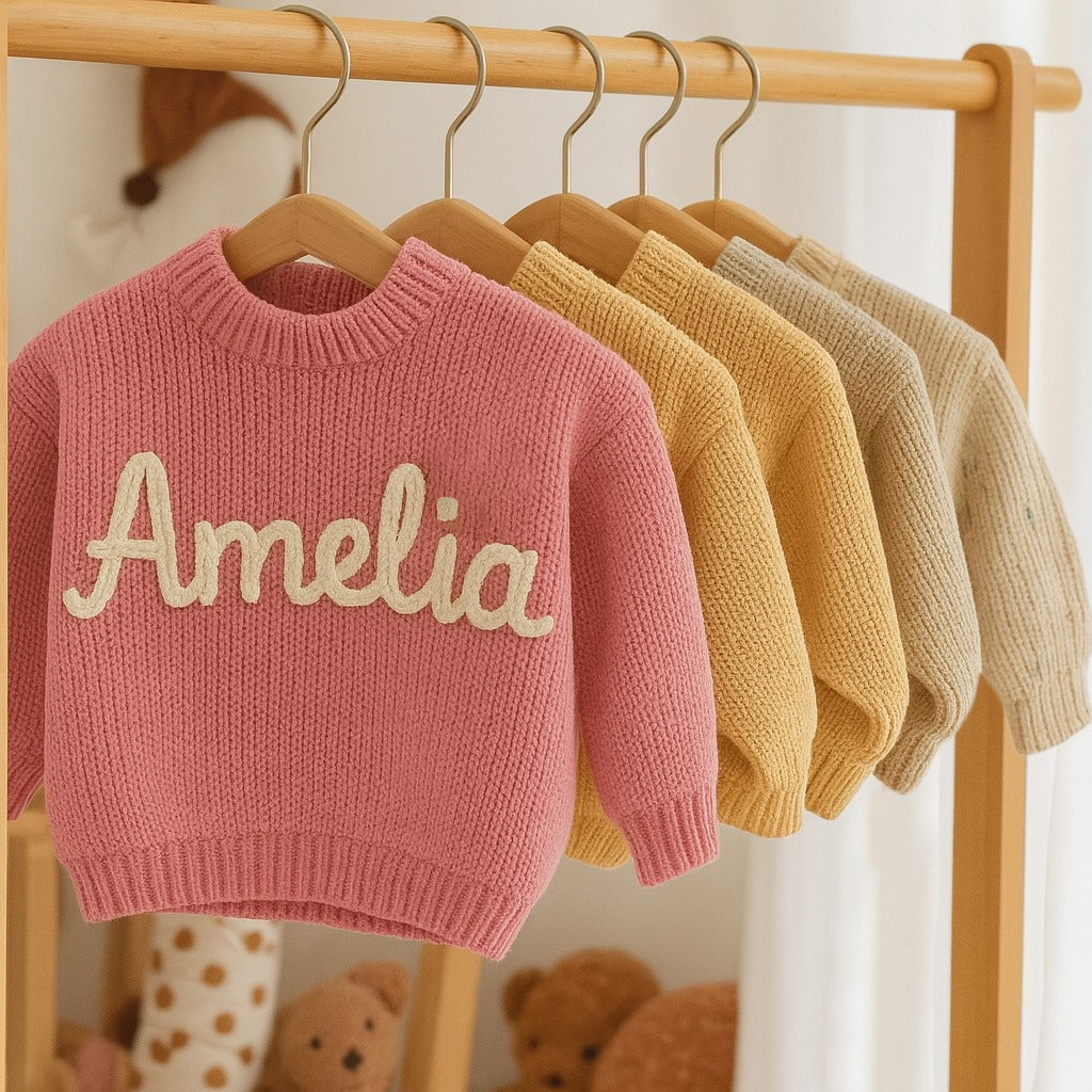 Custom Baby Name Jumper Gift from Grandparents