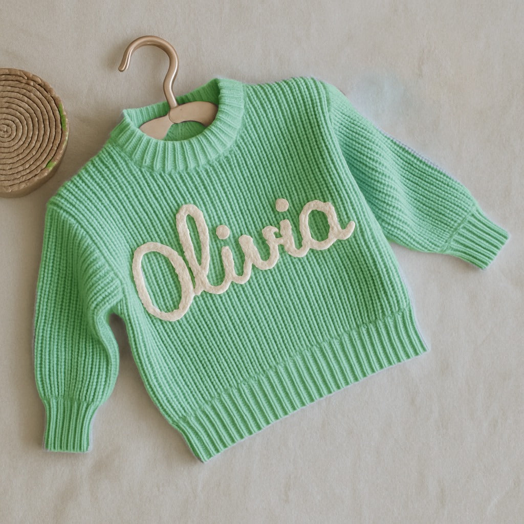 Custom Baby Name Jumper Gift from Grandparents