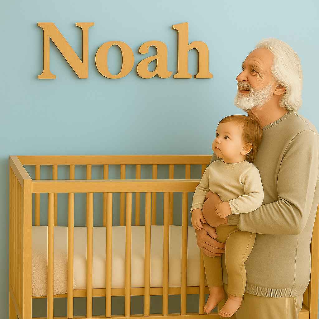 Baby Name Sign - Gift From Grandparents