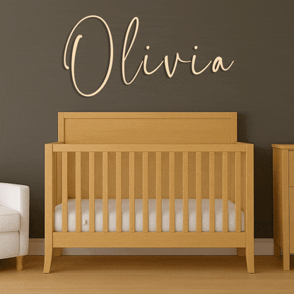 Wooden Baby Name Sign