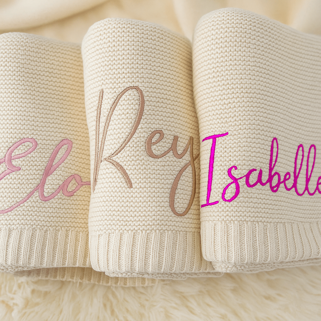 Baby Name Blanket
