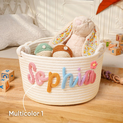 Baby Name Basket Keepsake Gift