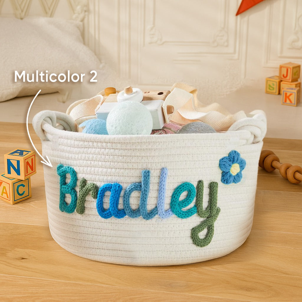 Baby Name Basket Keepsake Gift