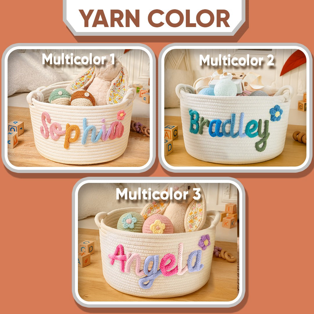 Baby Name Basket Keepsake Gift