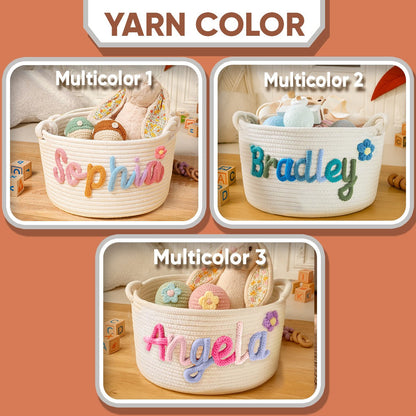 Baby Name Basket Keepsake Gift