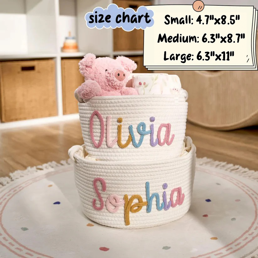 Baby Name Basket Keepsake Gift