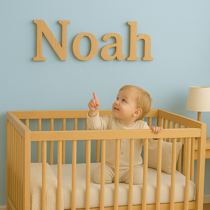Wooden Baby Name Sign