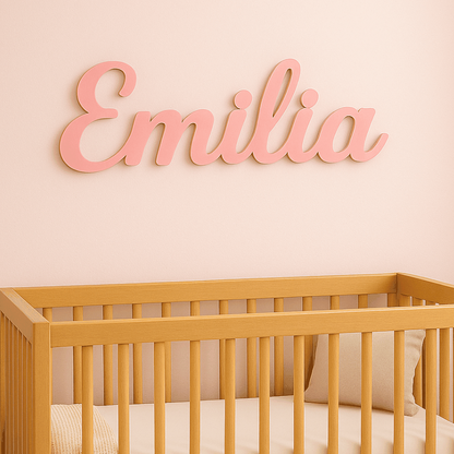 Wooden Baby Name Sign